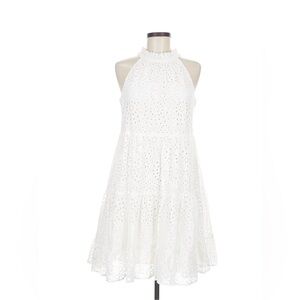 Eliza J White Eyelet Dress